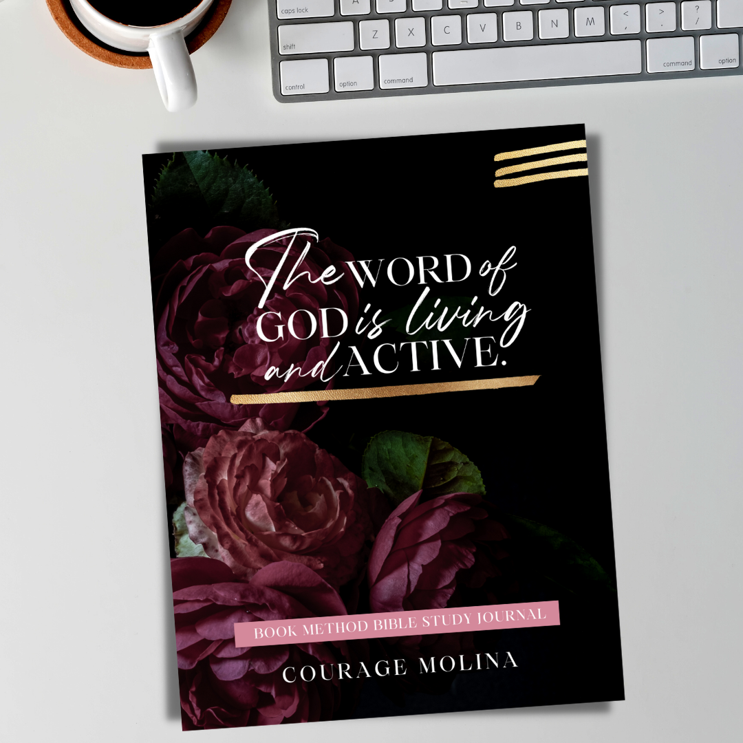 Book Method Bible Study Journal (Floral)