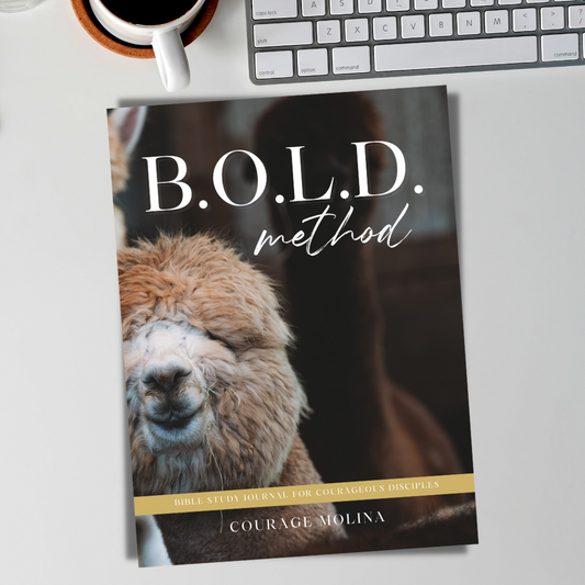 BOLD Method Bible Study Journal (Alpaca)